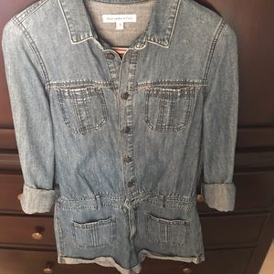 Denim Romper